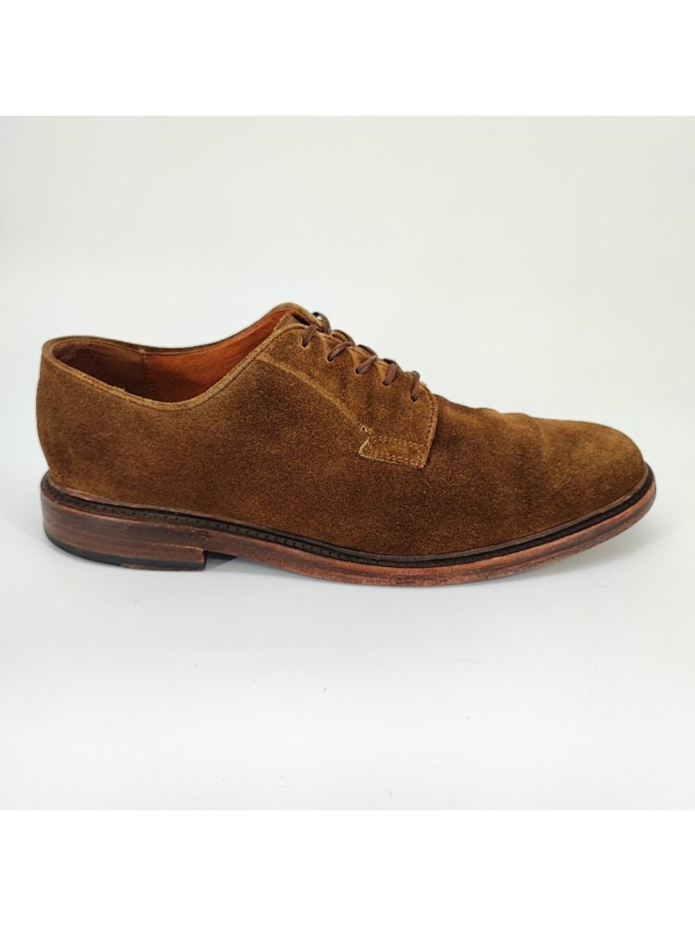 Frye Derby Men’s 10 D US Shoes Suede Brown Blucher 3484602 CHT